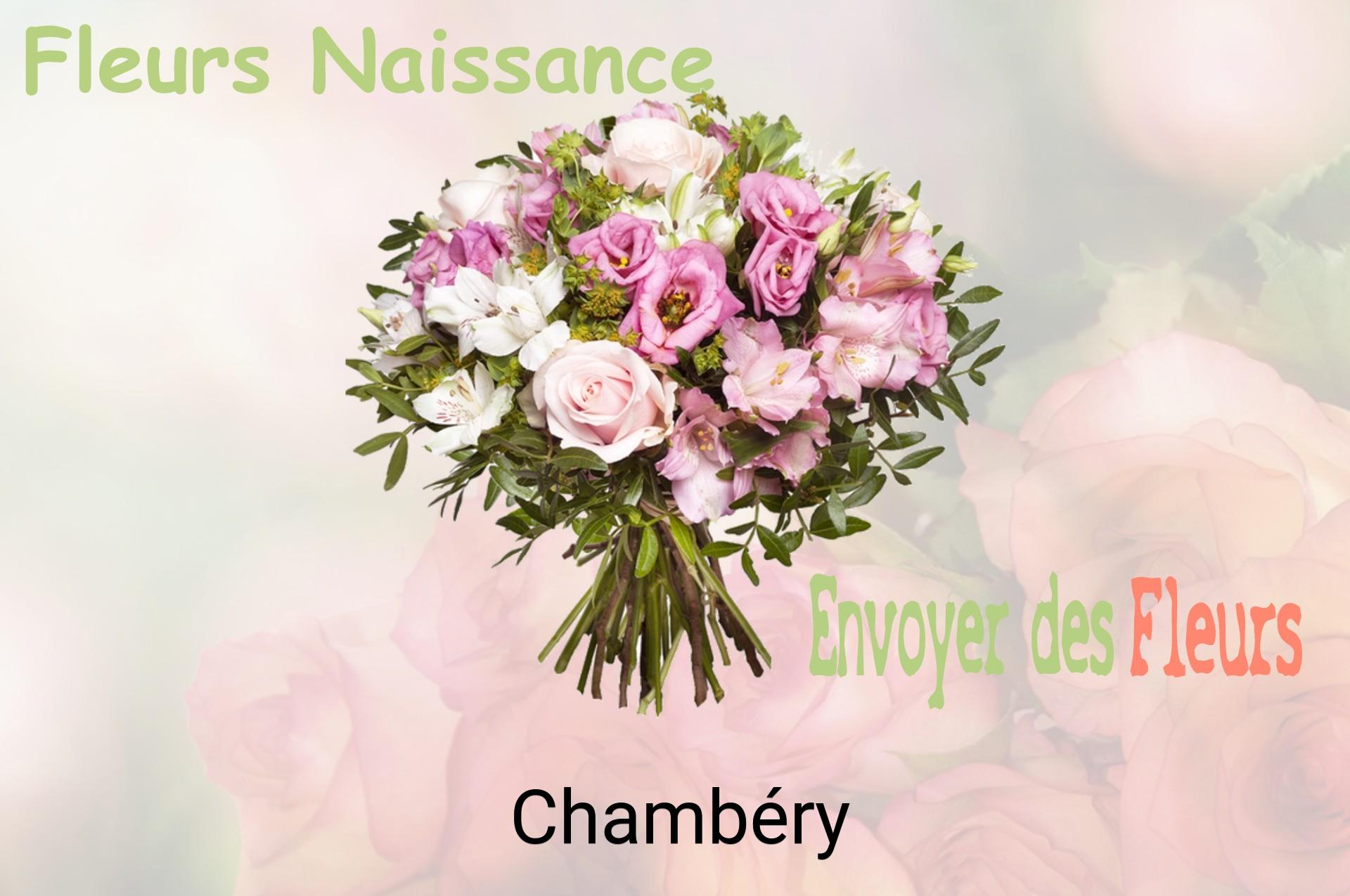 Bouquet de fleurs de naissance livré à Chambéry